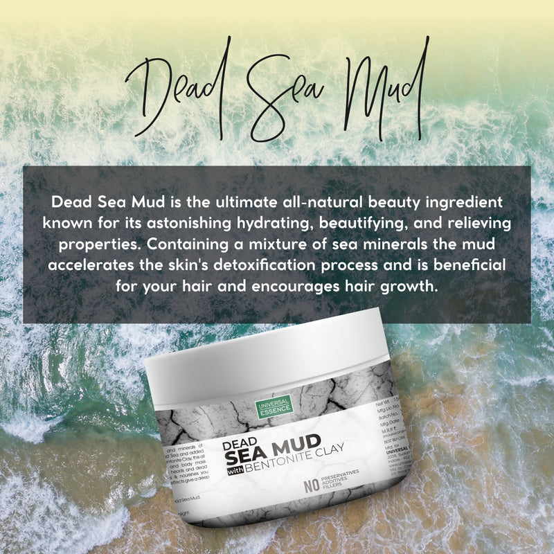 Natural Dead Sea Mud With Bentonite Clay Face Mask for Men & Women -150 gm
