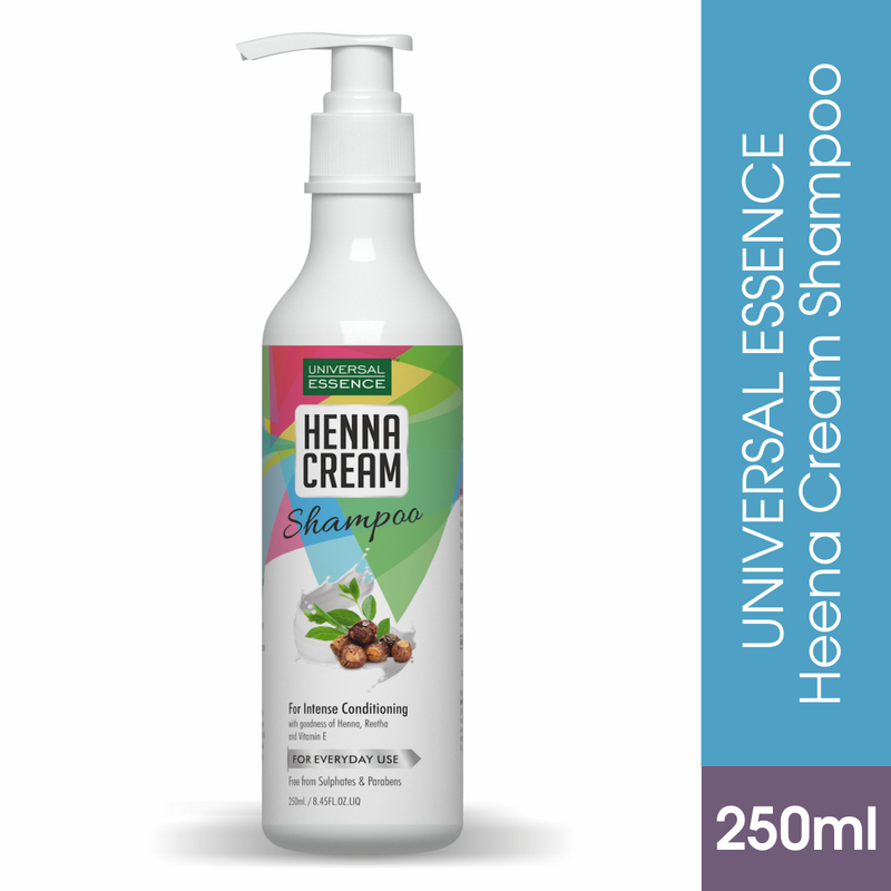 Heena Cream Shampoo for Strong Hair Growth, Paraben & Sulphate Free 250 ml