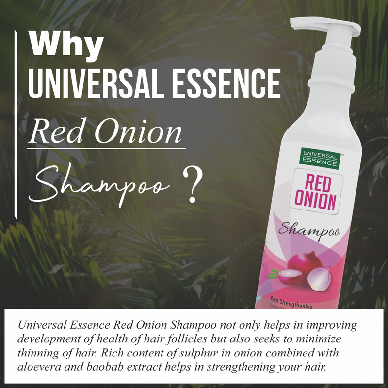 Red Onion Hair Shampoo for Hair Boosters Controls Hair Loss & Promotes Healthy Hair Growth 250 ml